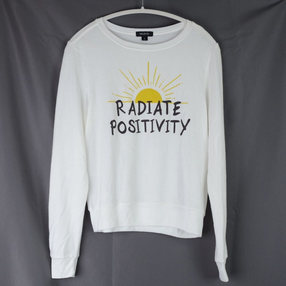 NWT WILDFOX Radiate Positivity Lightweight & Soft Sweatshirt